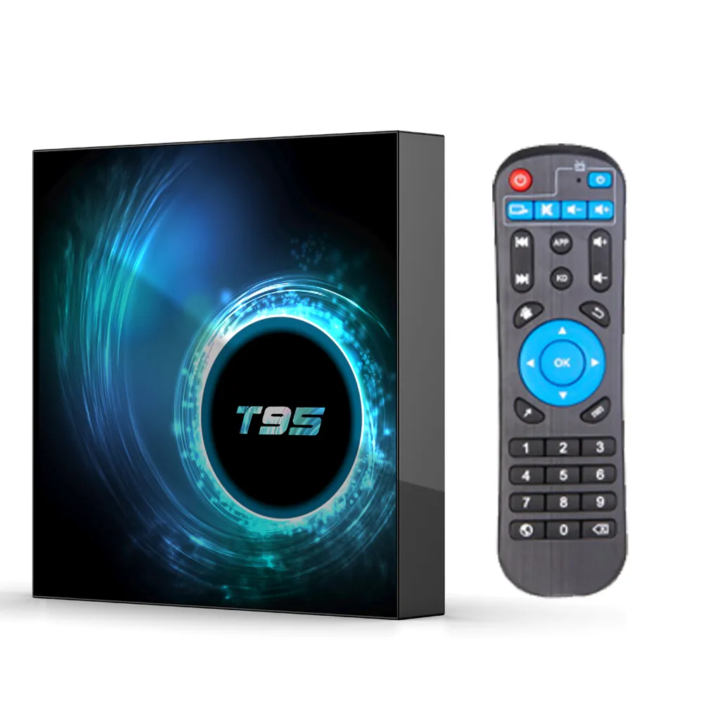 Originele T95 Android Tv Box Allwinner H616 2.4G & 5G Wifi 128G 3D Voice 4K Quad core Set-Top Box Media Player