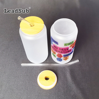 Leadsub Gobelets de sublimation les plus vendus 350ml 500ml, personnalisables, finition mate, pour cola, café, bière, canettes et verres
