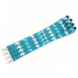 Manufacturer's Custom Low Minimum Order Personalized Neck Tool Printing <b>Polyester</b> Sublimation Elastic <b>Lanyard</b> - Product Image 3