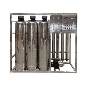 Sistema comercial de tratamento de água RO fábrica de purificação de água por osmose reversa RO-2000LPH de aço inoxidável