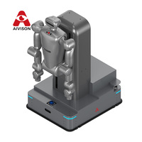 Châssis de robot humanoïde compatible IA avec bras doubles 7-DOF, propulsion omnidirectionnelle, ROS2, laser SLAM et plateforme d'expérimentation ouverte