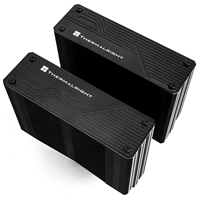 Thermalright Frost Tower 140 BLACK /White CPU Air Cooler Dual Tower 6 Heatpipe Cooler 140mm PWM Fan for High End Gaming PC Build
