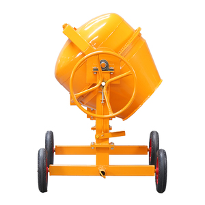 เครื่องผสมปูนซีเมนต์แบบพกพาขนาด220V เครื่องผสมคอนกรีตเคลื่อนที่350ลิตรสำหรับงานก่อสร้างพร้อมส่วนประกอบมอเตอร์หลัก - Product Image 2