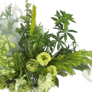 Fiori di Seta <span class=keywords><strong>Serie</strong></span> Verde Erba Artificiale per Decorazioni e <span class=keywords><strong>Allestimenti</strong></span> Matrimoniali - Product Image 5