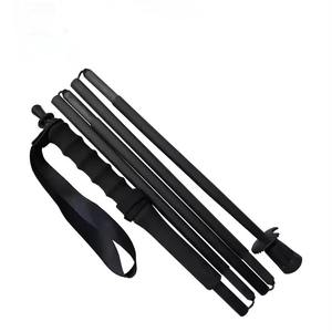 Bastones de Trekking Plegables Ultraligeros Sz de 5 Secciones, Fibra de Carbono, Negro Mate, Bastón para Senderismo y Correr C130 B120 A110 - Product Image 2