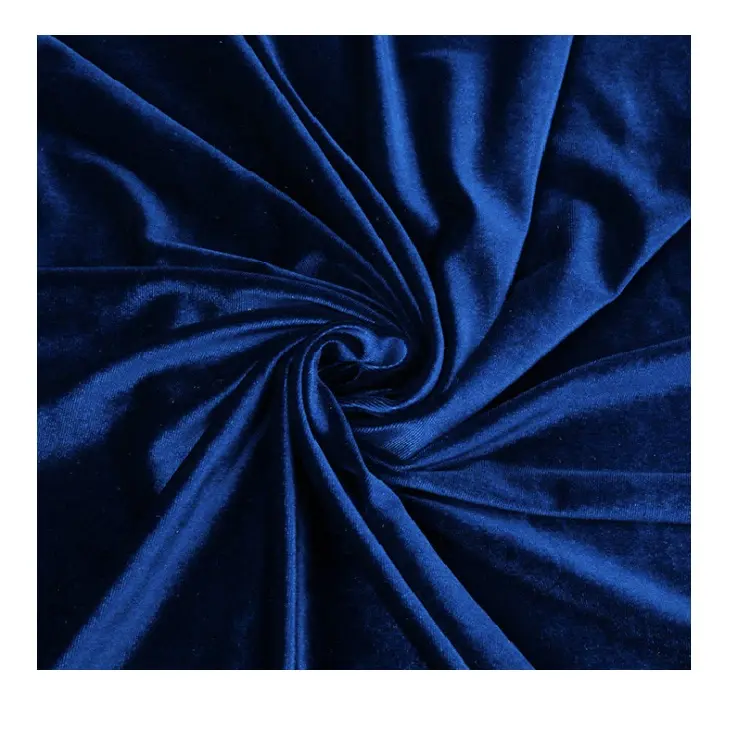 Hot Sale Elastic and Soft Plain Polyester Brushed Knit Ks Velboa Fabric Korean Scholl Tour Velvet Fabric Soft for Dress