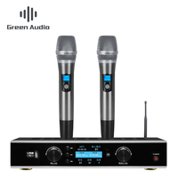 Amplificateur de puissance professionnel GAW-L600 Effet Microphone sans fil 3 en 1 pour karaoké Spectacle sur scène