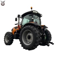 Tracteur agricole multifonctionnel automatique 150 CV avec cabine, boîte de vitesses, moteur 4x4, longue durée de vie pour toutes les utilisations