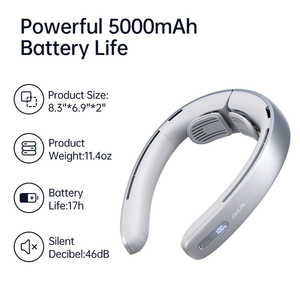 <span class=keywords><strong>Ventilateur</strong></span> <span class=keywords><strong>de</strong></span> <span class=keywords><strong>cou</strong></span> rechargeable le plus récent <span class=keywords><strong>de</strong></span> 2024, <span class=keywords><strong>portable</strong></span> et <span class=keywords><strong>portable</strong></span>, <span class=keywords><strong>ventilateur</strong></span> <span class=keywords><strong>de</strong></span> <span class=keywords><strong>cou</strong></span> sans lame, USB 5000 mAh, <span class=keywords><strong>ventilateur</strong></span> <span class=keywords><strong>de</strong></span> sport - Product Image 5