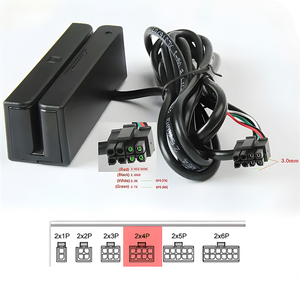 Msr100 8pin đầu đọc thẻ từ cho Thái Lan GPS Hệ thống theo dõi, Swipe Thẻ điều khiển tacho quản lý xe Cắm và chơi - Product Image 2