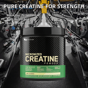 Creatina Monohidrato Pura en Polvo 300g, para Aumentar la Fuerza Muscular y el Rendimiento, Marca Privada OEM, Certificado GMP - Product Image 2