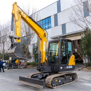 Nouvelle grande excavatrice sur chenilles de 6 tonnes HT65 avec marteau et godet pour la construction - Product Image 4