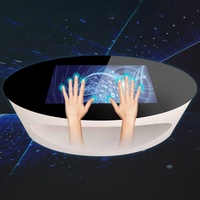 Table Basse Intelligente Tactile d'Intérieur avec Affichage Numérique 4K, Publicité Haute Résolution, Luminosité 1200 cd/m², Angle de Vision de 178°