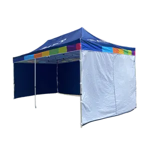 Custom 10x10ft Waterproof Aluminum Folding Pop Up Outdoor Custom Canopy Tent With Walls For Events