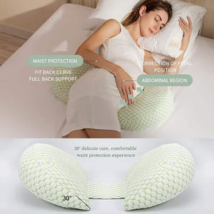 Oreiller de <span class=keywords><strong>grossesse</strong></span> en demi-lune réglable au prix du fabricant pour un confort personnalisable et un positionnement optimal du sommeil - Product Image 5
