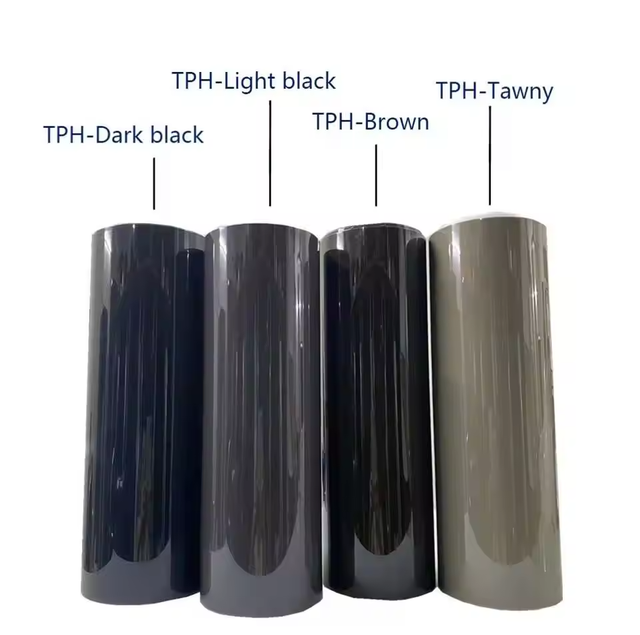 Transparent Motorcycle Headlight Automobile Dark Black Tail Light Led Lamp Film Car Headlight Tint Film Tph Lamp Protective Film