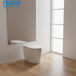 Inodoro Eléctrico Inteligente <span class=keywords><strong>Nuca</strong></span> en Oferta, Tapa de Inodoro Automática con Bidé, Inodoro de Pie con Control Remoto y Tecnología Inteligente - Product Image 1