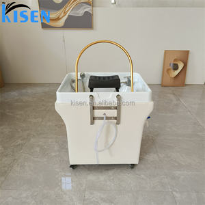 Kisen Lavacabezas Portátil de Plástico Más Popular con Conexión de Agua y Vaporizador para Cuidado del Cabello, Color Personalizado para Uso en Camillas de Estética - Product Image 6