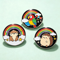 Badge en émail personnalisé, couleur tendance, dessin animé, collection de cadeaux en métal, décoration pour vêtements
