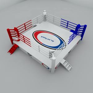 Anillo de tierra <span class=keywords><strong>boxeo</strong></span> logotipo personalizado competencia estándar 6x6m 5x5m anillo de <span class=keywords><strong>boxeo</strong></span> para gimnasio fitness - Product Image 2