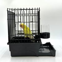 Cage à oiseaux en fer exquise de la taille d'une paume adaptée aux perroquets, canaris, etc. Convient pour la décoration intérieure ou les oiseaux de compagnie