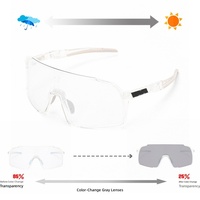 Lunettes de sport interchangeables TR90 avec verres photochromiques et protection UV pour hommes et femmes, idéales pour le cyclisme, la pêche, la course à pied et le golf.