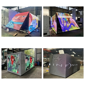 Street Digital P3 P4 Outdoor Billboard Mobile LED Screen Trailer Mobile Advertising Truck LED Display Truck - Product Image 5