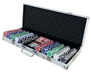 Venta al por mayor casino Texas lujo arcilla aluminio maleta <span class=keywords><strong>poker</strong></span> chip set <span class=keywords><strong>500</strong></span> para juego de póquer - Product Image 1
