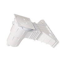 Écumoire murale flottante ultra-qualité, nettoyeur de piscine en plastique ABS UV à grande bouche, fonction de massage, outils de piscine au sol, accessoires
