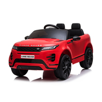 Voiture électrique pour enfants avec batterie 12V sous licence, en plastique, télécommandée, avec lumières LED
