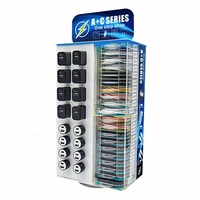 Accessoires pour téléphones portables en gros Rotation à 360 degrés Affichage Chargeurs de voiture USB Adaptateurs de supermarché Câbles de données