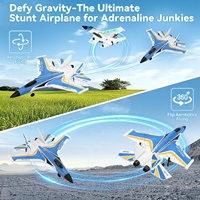 Avion RC 4DRC G1 pour débutants, chasseur à 2 canaux, stabilisateur gyroscopique 6 axes, planeur RTF facile à piloter, avion télécommandé 2,4G