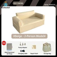 Nouvel Arrivage – Ensemble de Canapés Gonflables Portables pour Camping, Design Moderne, Double Fauteuil Paresseux d'Extérieur à Gonflage Rapide pour Usage Domestique