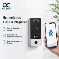 Système de contrôle d'accès Bluetooth TTLock, étanche IP66, reconnaissance d'empreintes digitales et faciale, clavier RFID, serrure de porte intelligente, 1000 utilisateurs, 33