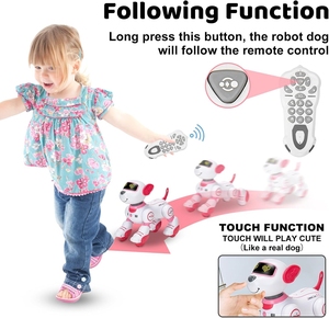 Điều Khiển Từ Xa <span class=keywords><strong>Robot</strong></span> Con Chó Đồ Chơi Vui Vẻ Và Đồ Chơi Tương Tác Cho Trẻ Em Và Vật Nuôi Hoàn Hảo Cho Việc Học Tập Và Chơi - Product Image 6