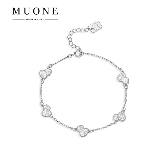925 Sterling Silver Charm Bracelet Vintage Style Gold Rhodium Plated CNC Process Hoist Women's Jewelry for Gifts Parties