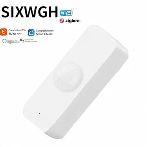 SIXWGH <b>Smart</b> Security PIR Motion Sensor & <b>WiFi</b> Dual Mode Bar Design Home Automation Detector Tuya Battery Powered <b>Smart</b> M - Product Image 1