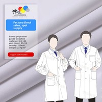 Blouse médicale blanche professionnelle en tissu brocart résistante au chlore et à l'eau de Javel pour médecins et infirmières, épaisse