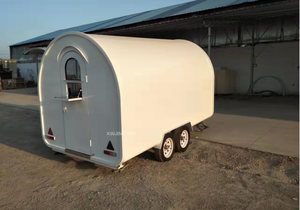 Remorque alimentaire mobile à toit rond 2,2-5,8 m (11,5 pi) avec climatisation, remorque alimentaire pour hot-dogs, camion alimentaire XINJINGYAO - Product Image 3