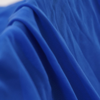 40d nylon 4 vías estiramiento malla sólida tela de punto tela de malla desnuda rollo de tul para vestido de boda