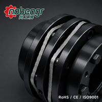 Coupleur à disque rétractable multi-sections de précision en acier allié SS304, rigidité sans jeu pour broche de moteur pas à pas CNC