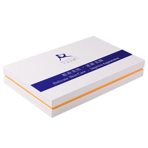 Large Recycled Cardboard Bottle Packaging Essential Oil Rectangle Gift Box With Lid Blue Paper Boxes With Insert Perfume - Product Image 4