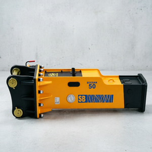 Martillo Hidráulico Silencioso Tipo Caja SOOSAN SB50 para Excavadora, Martillo Rompedor de Roca para Maquinaria de Construcción - Product Image 1