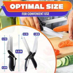 Vegetable Chopper <b>Kitchen</b> <b>Scissors</b> Vegetable <b>Scissors</b> Food Cutter Quick Vegetable Cutter Knife Fruit Cutter Tools - Product Image 5