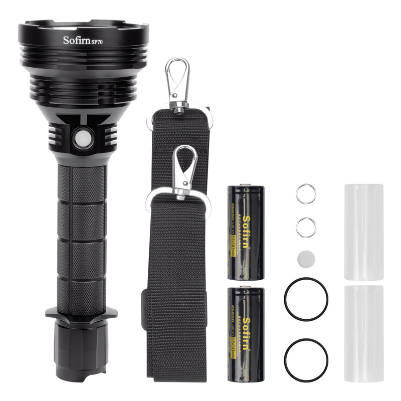 Sp70 ポータブル 5500lm T6 充電式 Cob Led 懐中電灯トーチ 6 モード