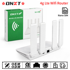 เราเตอร์4G แบบ dnxt 4G เราเตอร์ Cat4 2.4GHz WIFI 6โหมด AP Type-C 4G LTE เราเตอร์พับเสาอากาศ4G เราเตอร์พร้อมช่องใส่ซิมการ์ดใช้งานงาน - Product Image 1