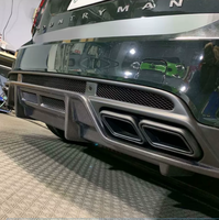 Diffuseur avant et jupes latérales en fibre de carbone modifiés pour BMW Mini