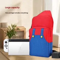 Sac de rangement portable en nylon imperméable et durable de 7 pouces avec fermeture éclair, grande capacité, classique et décontracté, personnalisable avec logo, pour Switch 2