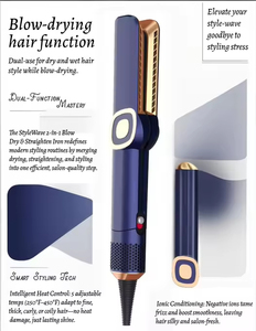 Lisseur de cheveux 2-en-1 Airstyler à succès avec flux d'air humide et sec, sèche-cheveux soufflant, fer à lisser, moteur haute vitesse 110 000 tr/min - Product Image 4