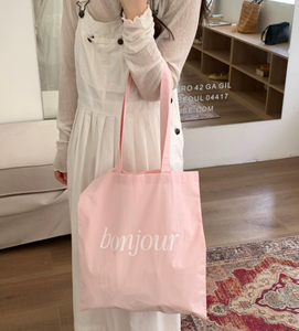 Bolsa de compras reutilizable de lona ecológica con logotipo personalizado impreso y diseño de letras - Product Image 5